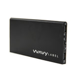 Wavy Label Portable Charger