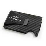 Wavy Label Carbon Fiber Wallet