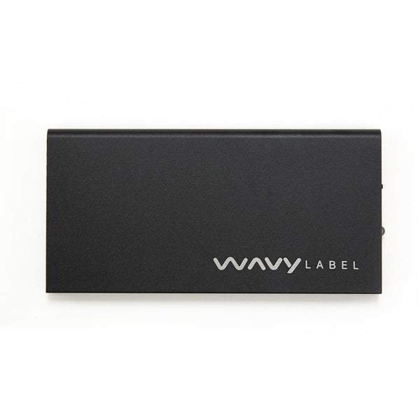 Wavy Label Portable Charger