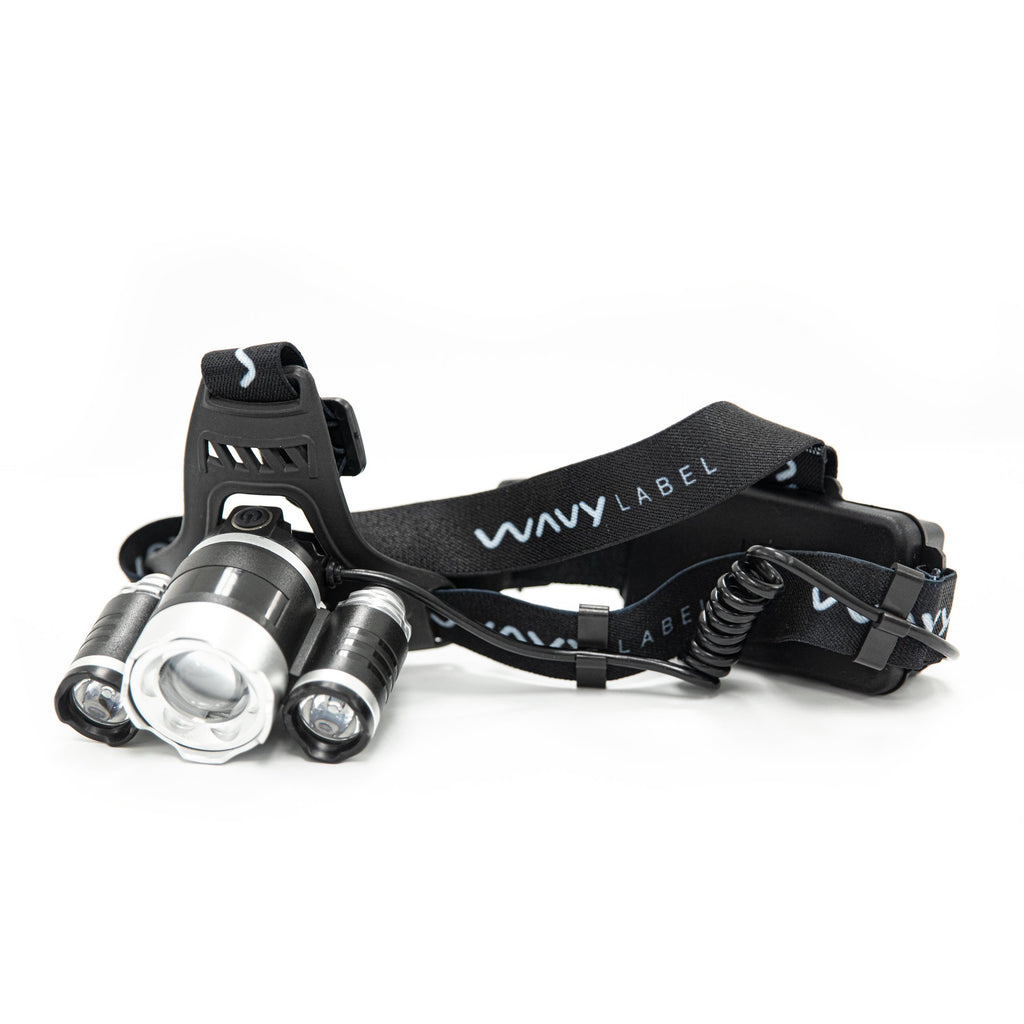 Wavy Label Head Lamp